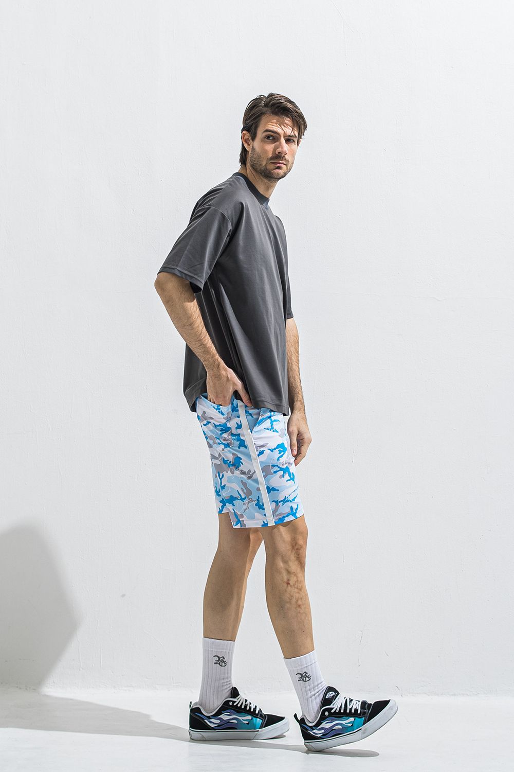 REV MESH OVER TEE / リバーシブル メッシュ オーバーサイズ Tシャツ