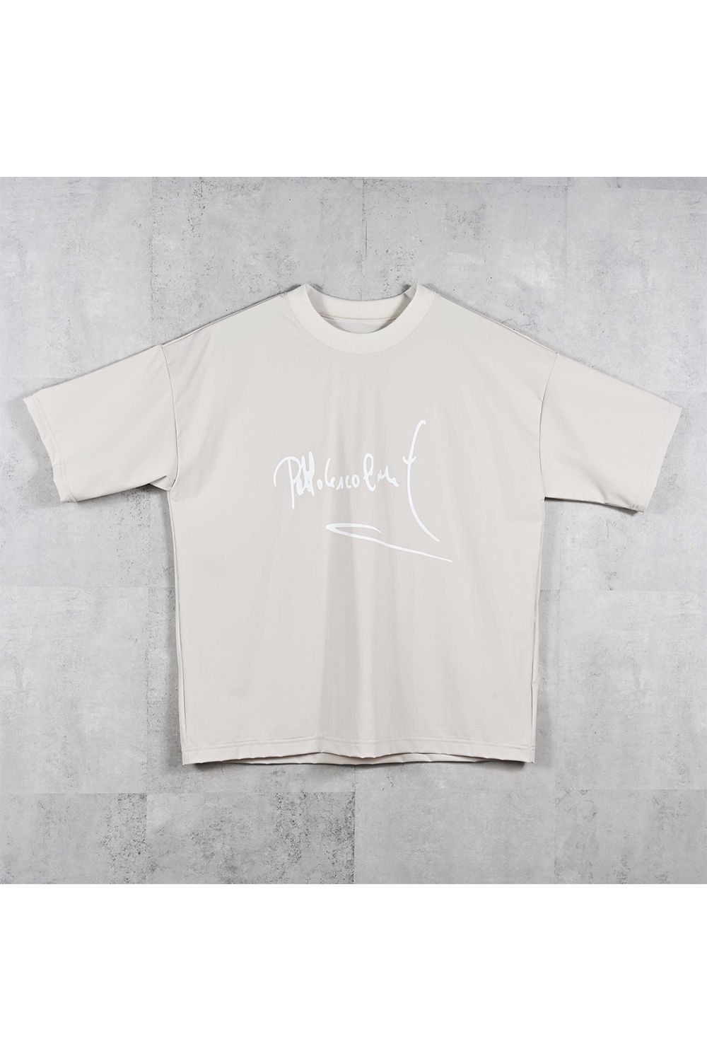PB sign overnylon T / ナイロン オーバーサイズTシャツ
