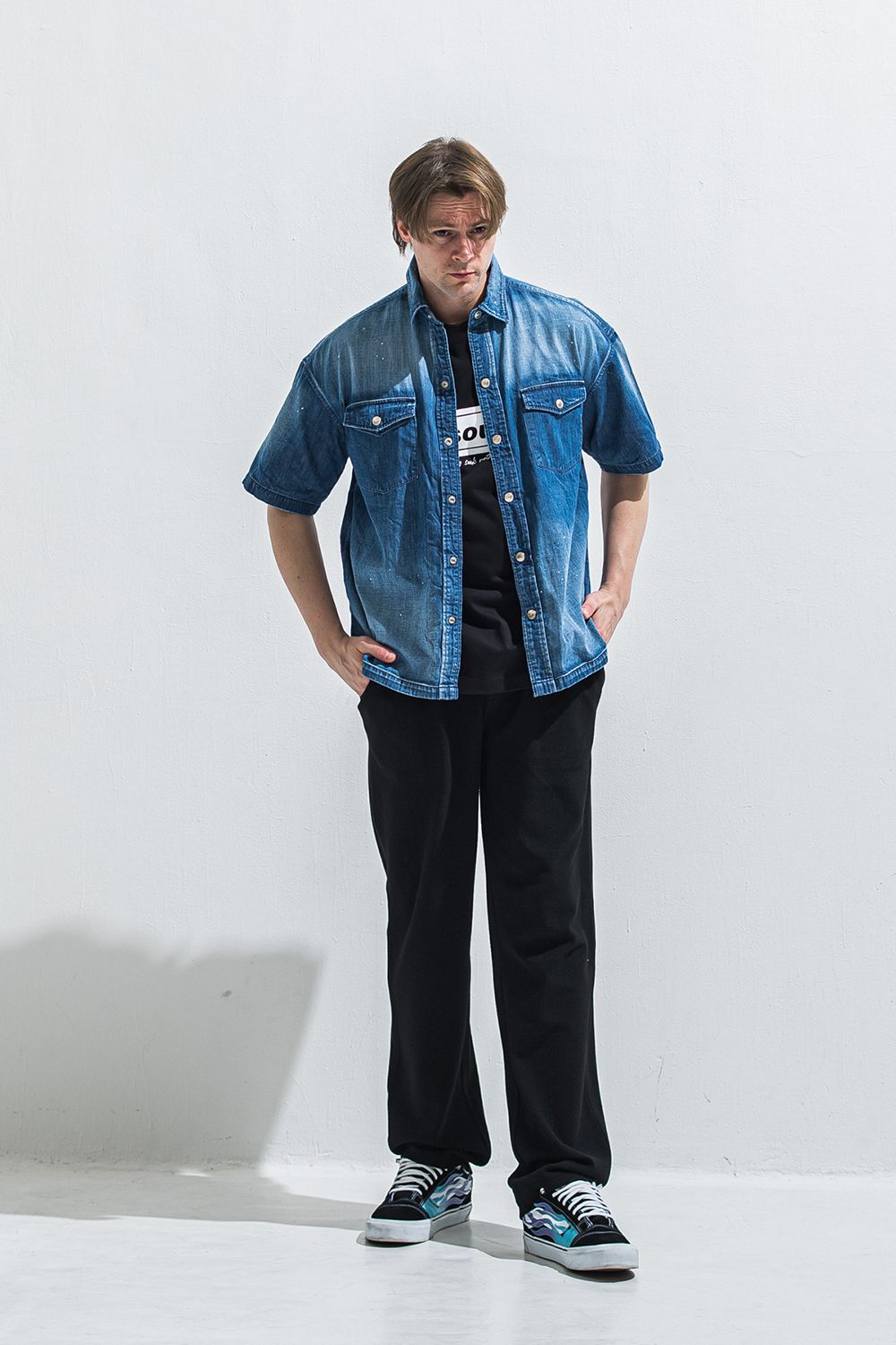 SEMI WIDE TUCK PANTS / セミワイド タック パンツ