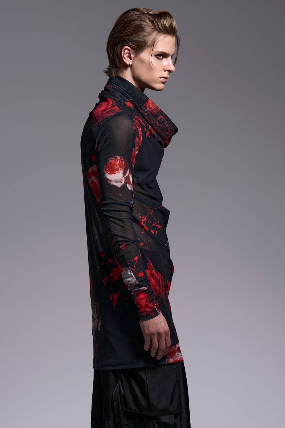 Flora Mesh Loose High Neck / フローラメッシュ ルーズハイネック