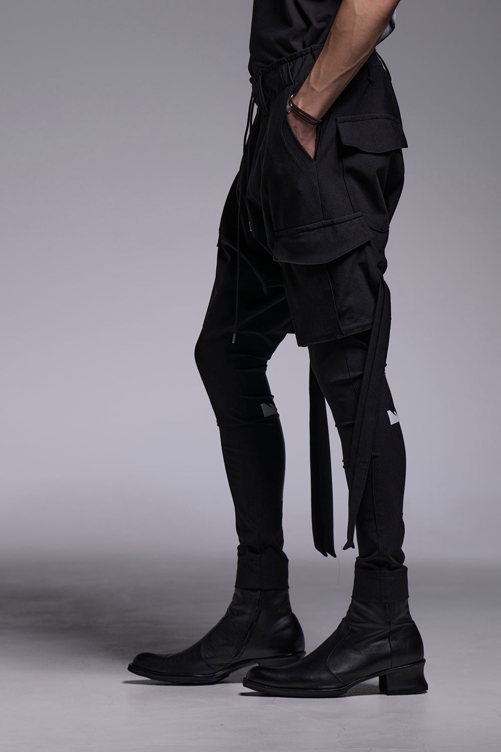 High Tension Jersey Sarrouel Pants / ハイテンションジャージー サルエルパンツ（プリントあり）