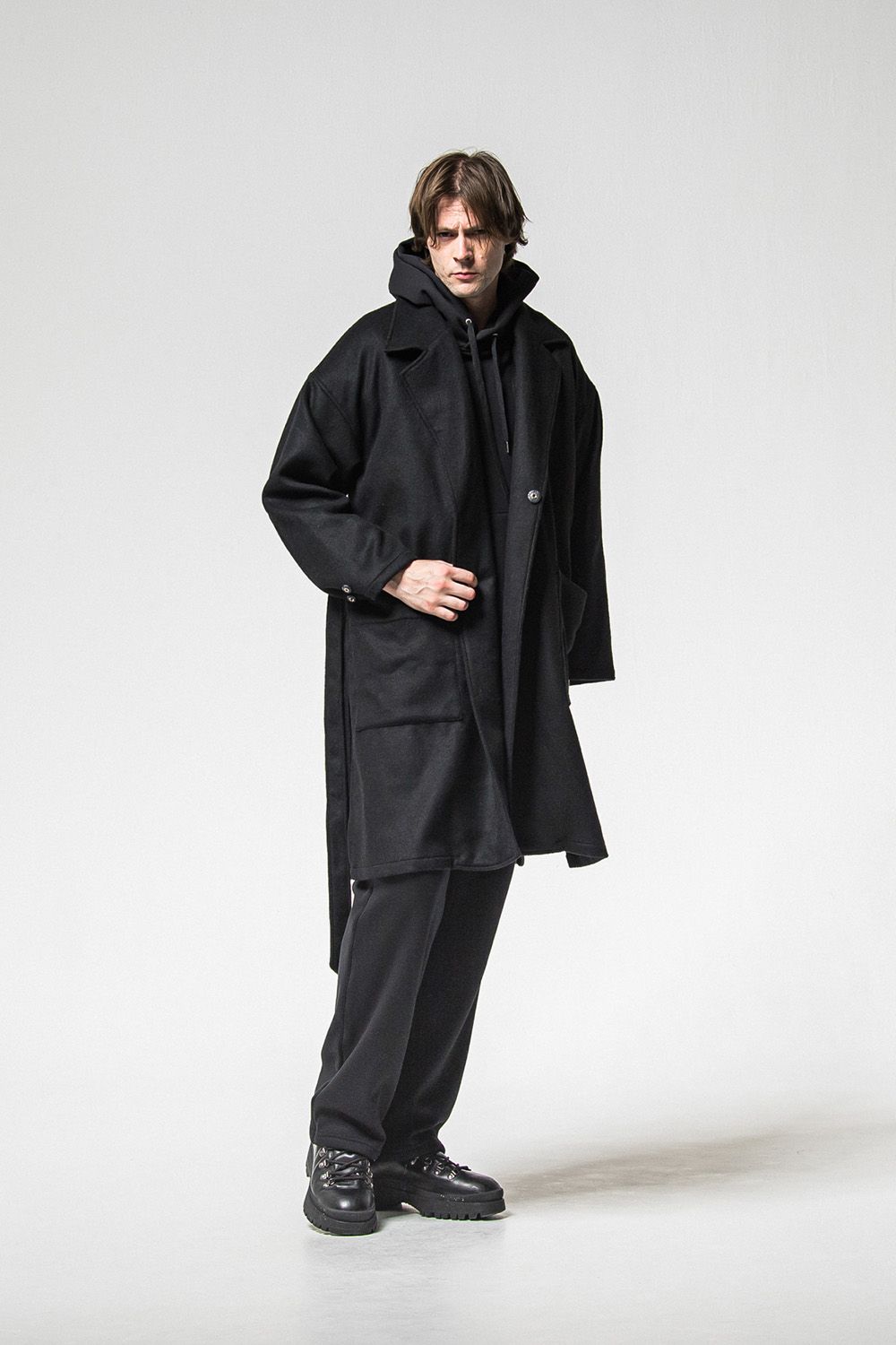 VELOURS FLEECE WIDE TUCK PANTS / ベロア フリース ワイド タックパンツ