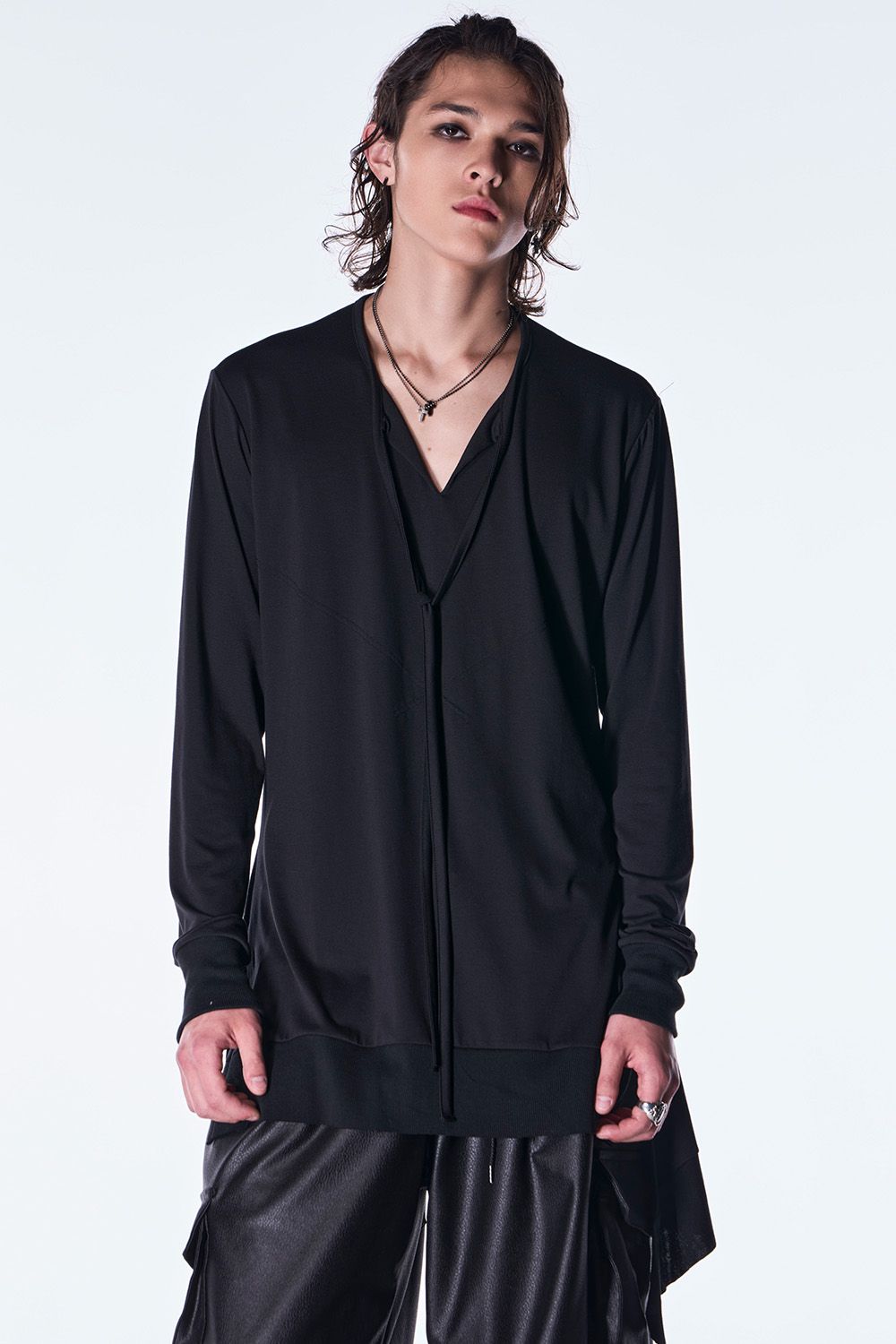 BEA TENJIKU Piping Flare T-shirt / ベア天竺 パイピング フレア Tシャツ
