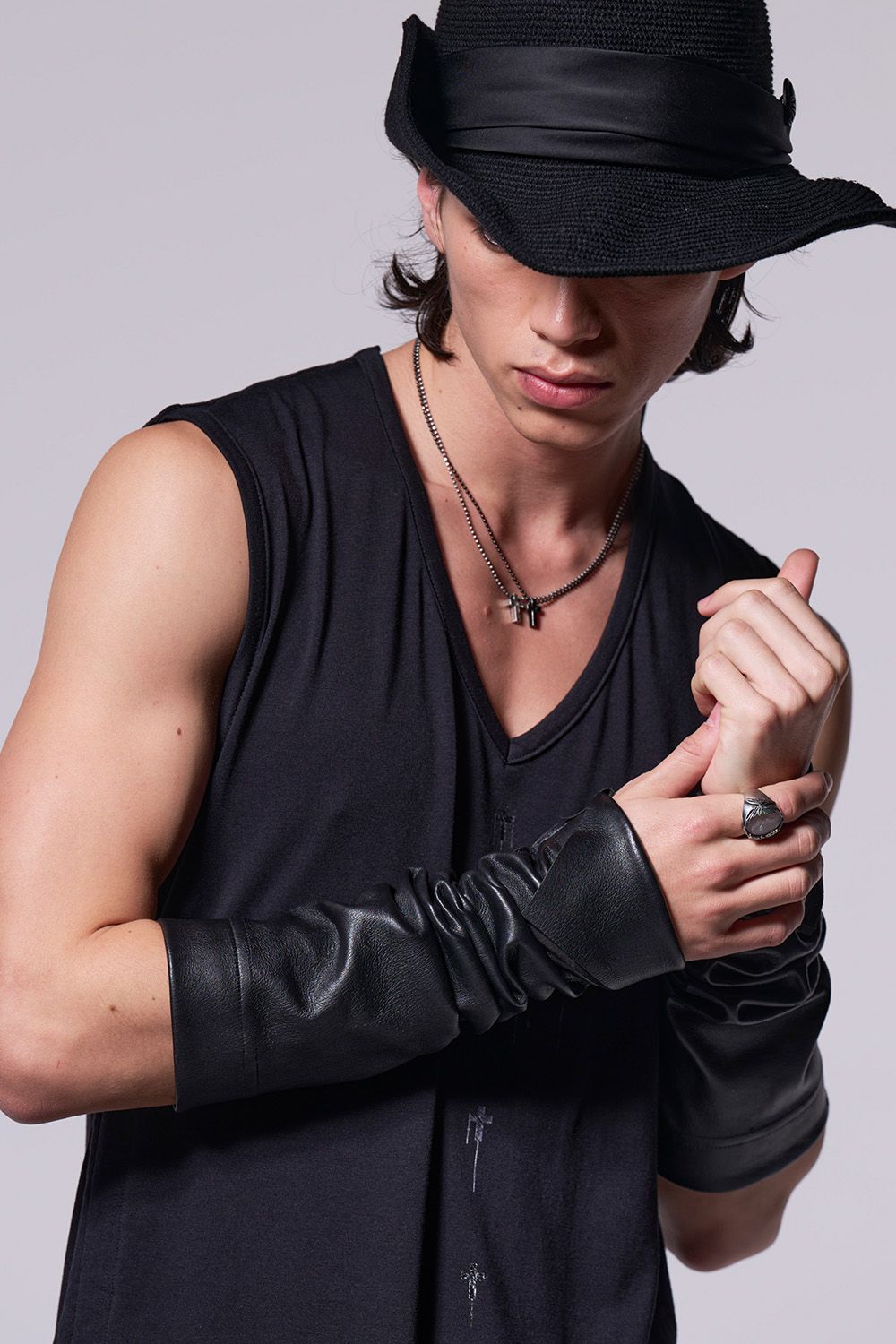Stretch Deer Leather Arm Band / レザー アームバンド