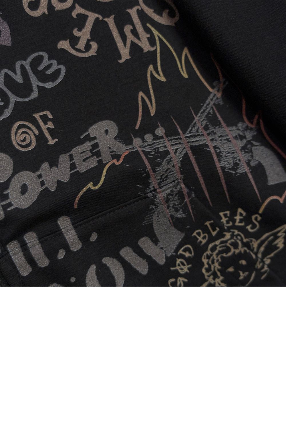 ST/JER HOOD INKJET / ストレッチジャージ フーディー インクジェットプリント