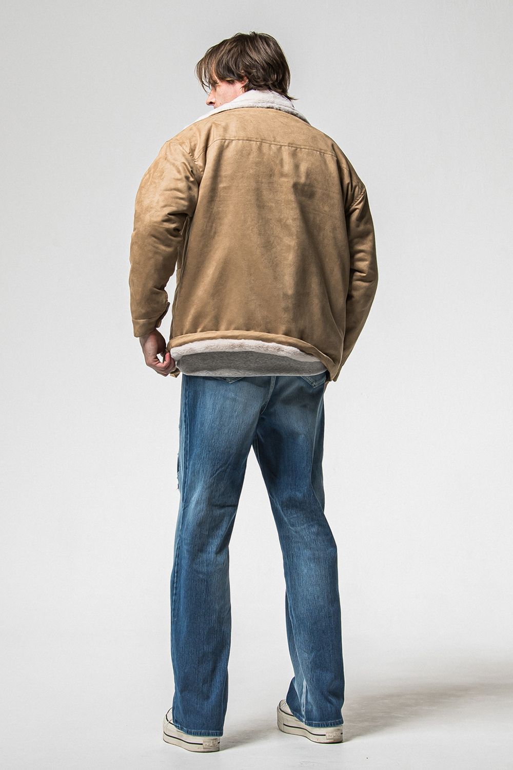 SUEDE FUR COVER ALL / スウェード ファー カバーオール