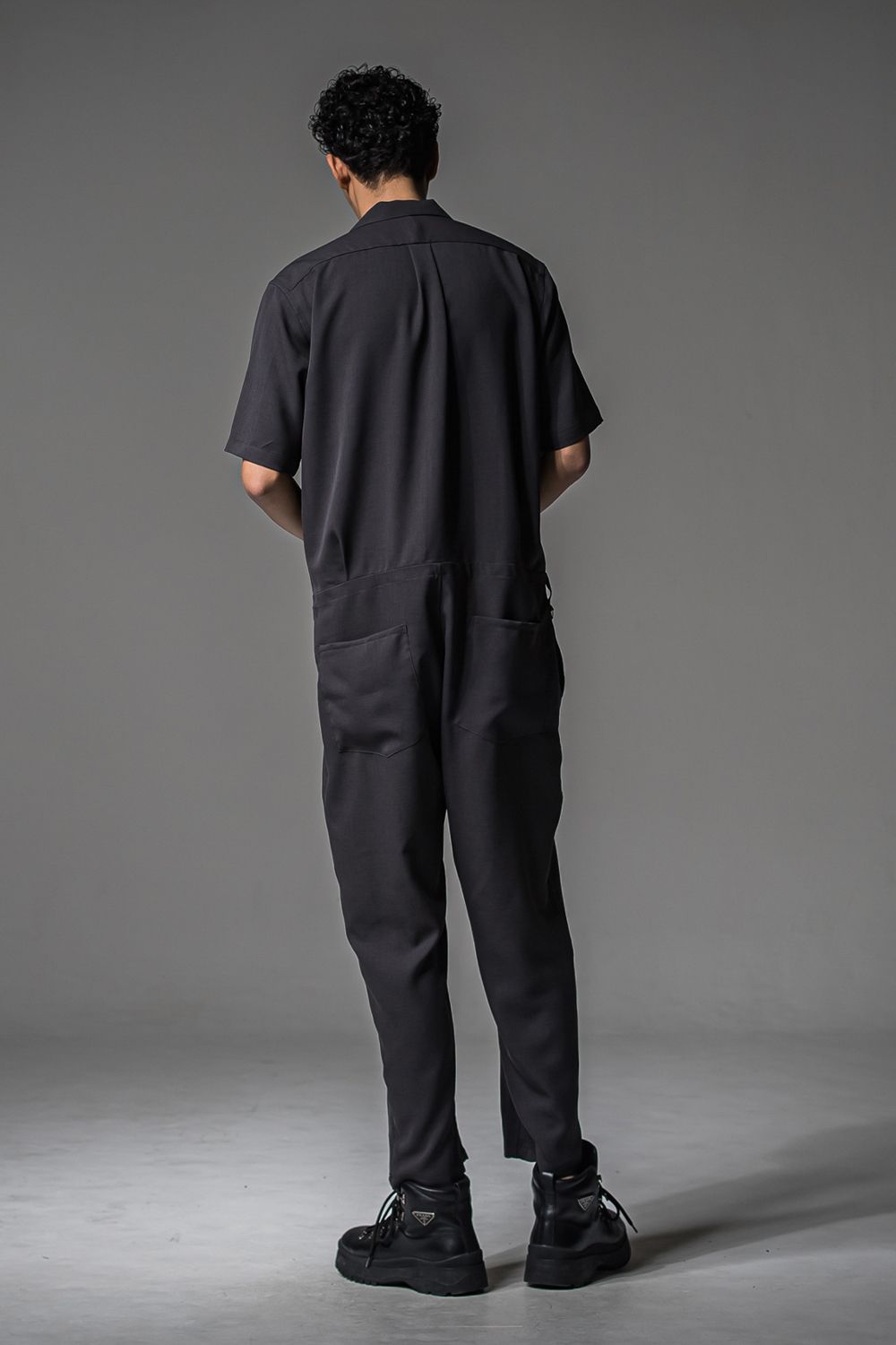 rage twill half all in one / 半袖シャツオールインワン