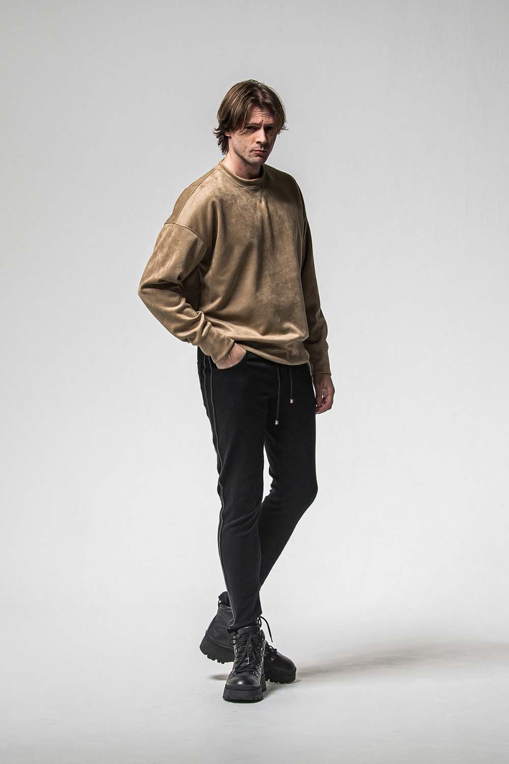 SUEDE DROP TRINER / スウェード ドロップ トレーナー