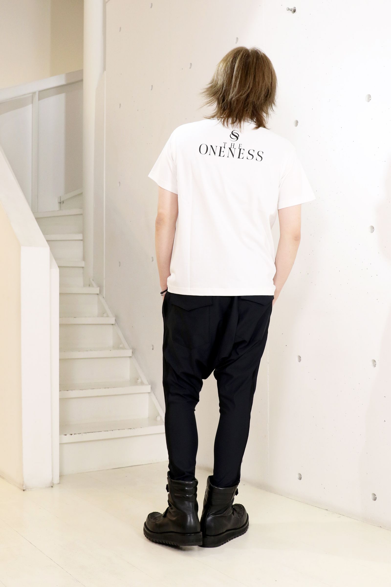 THE ONENESS - RecyclePE Jersey Line Sarrouel Pants / ライン
