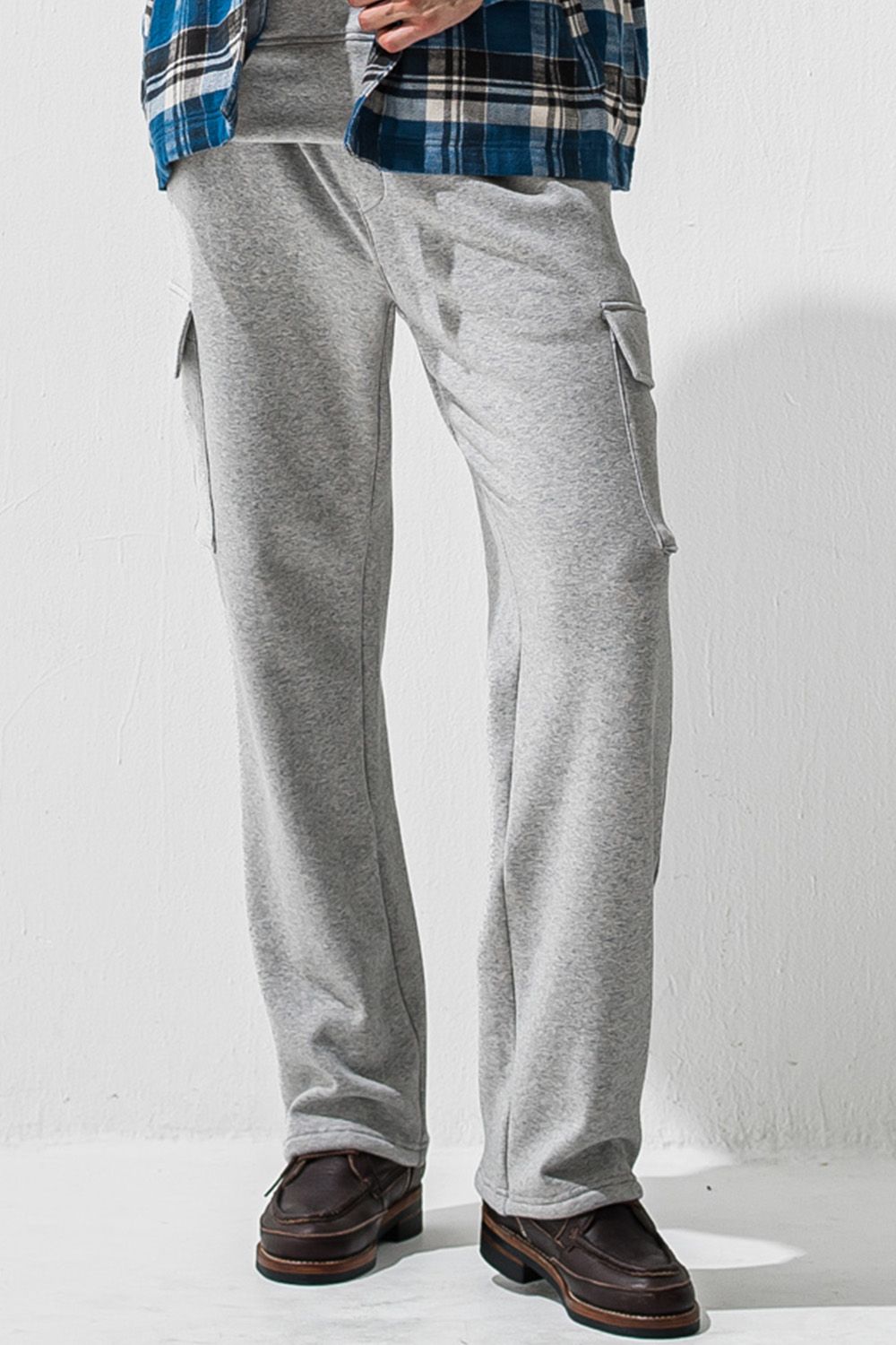 VELOURS FLEECE HEAD CARGO / ベロア フリース ヘッド ワイド カーゴパンツ