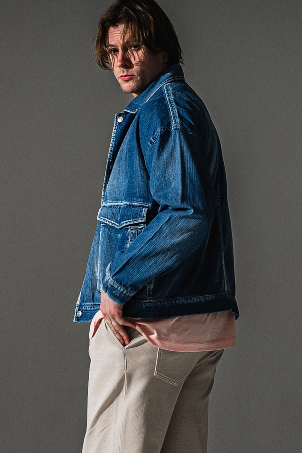 LDENIM AG FLIGHT JK / ライトデニム AG フライト ジャケット