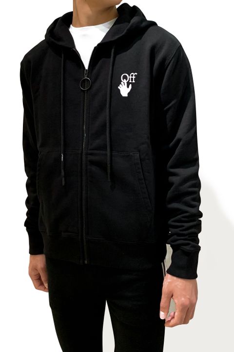 CUT HERE SLIM ZIP Hoodie