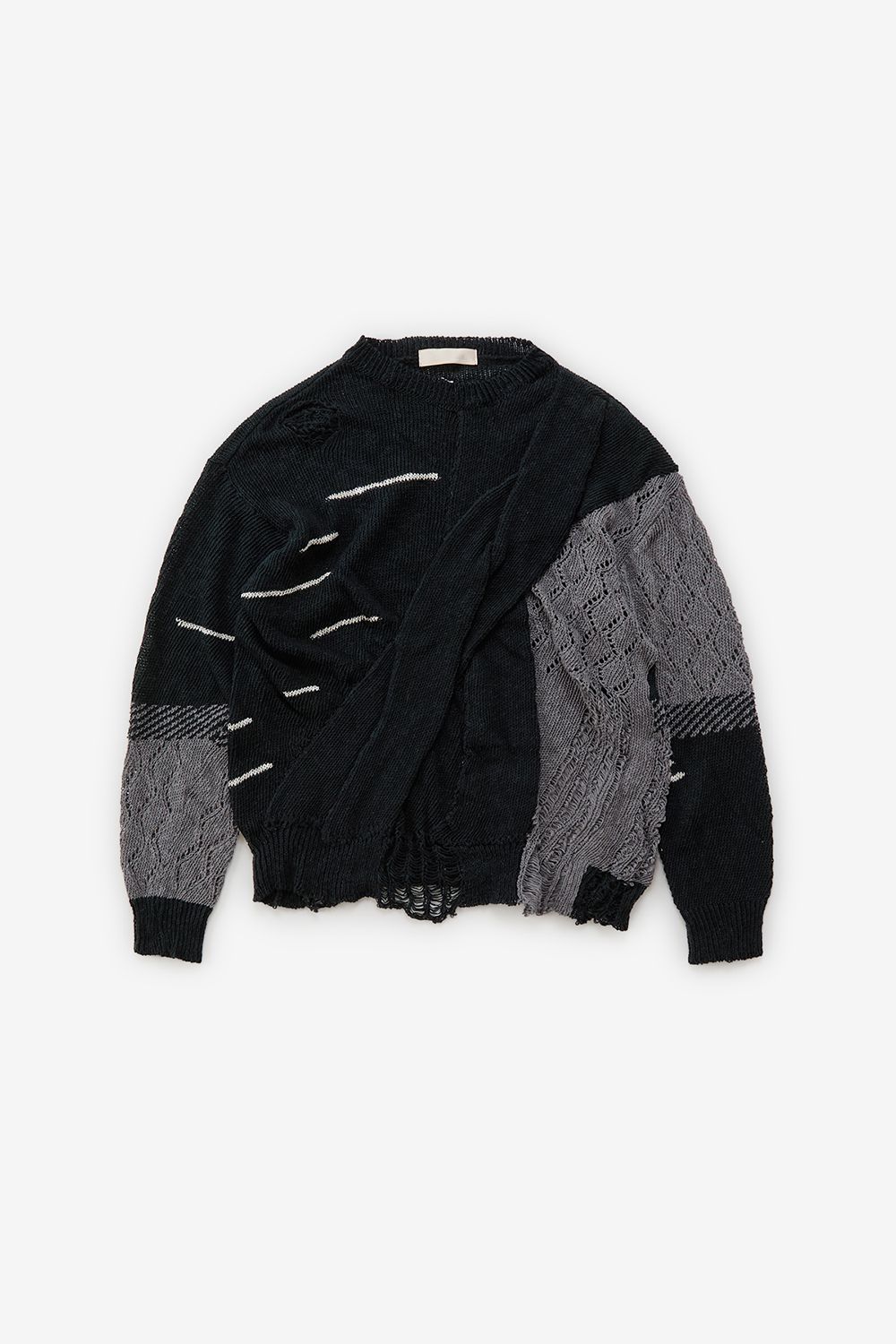 Mixed texture Knit / ミクスド テクスチャー ニット