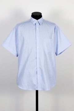 SOKTAS ORGANIC COTTON POPLIN STRIPE COMFORT FIT SHIRT S/S / ソクタス オーガニック コットン ポプリン ストライプ コンフォートフィット ショートスリーブ シャツ