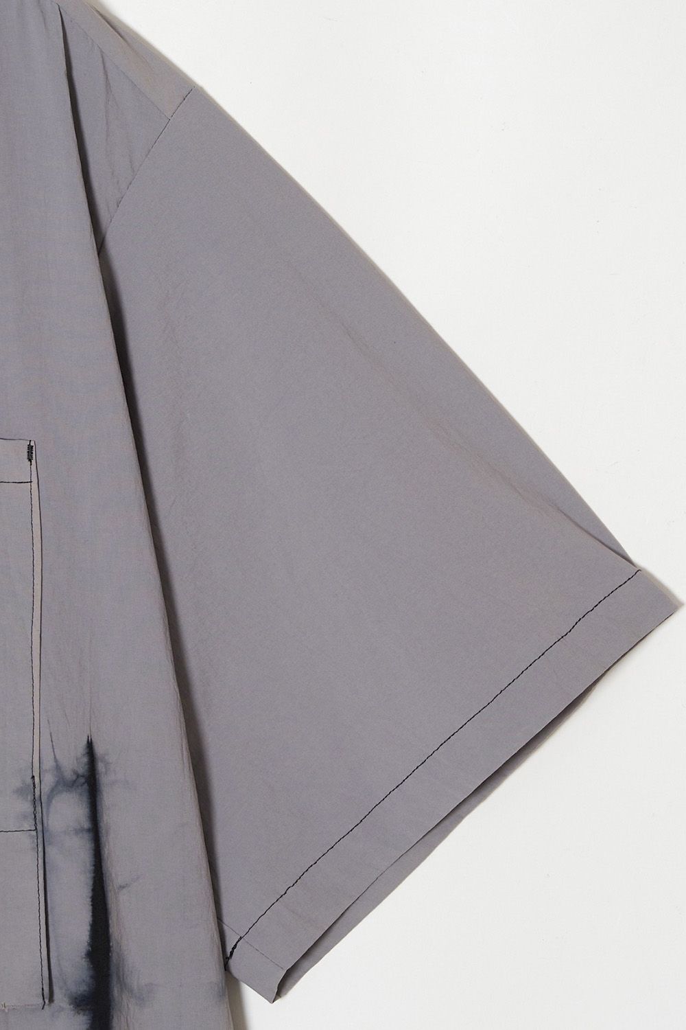 Hand-dyed open collar SH  / ハンドダイ オープンカラー シャツ