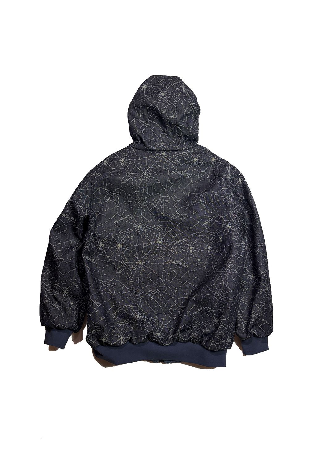 SPIDER JQD HOODIE / リバーシブル スパイダー ジャガード フーディ
