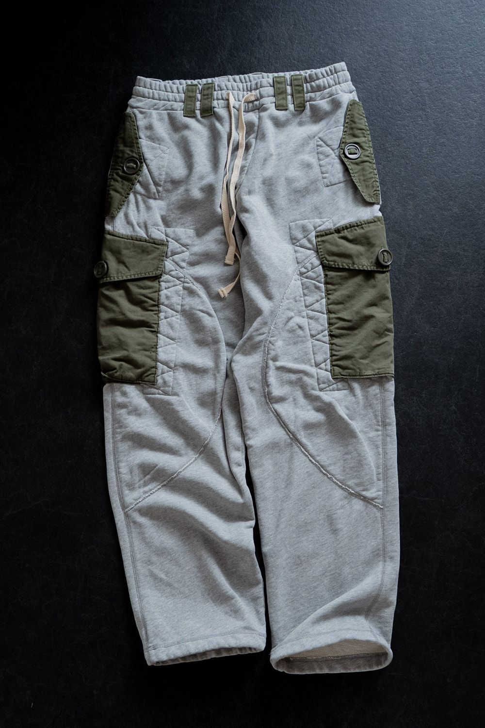 PARACHUTE SWEATPANTS / パラシュート スウェット パンツ リメイクパンツ