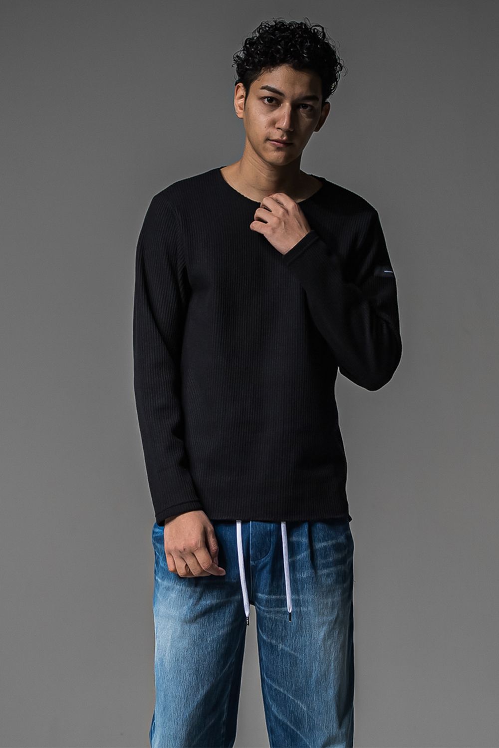 CUTOFF RAIL LONG SLEEVE / カットオフ ロングスリーブ