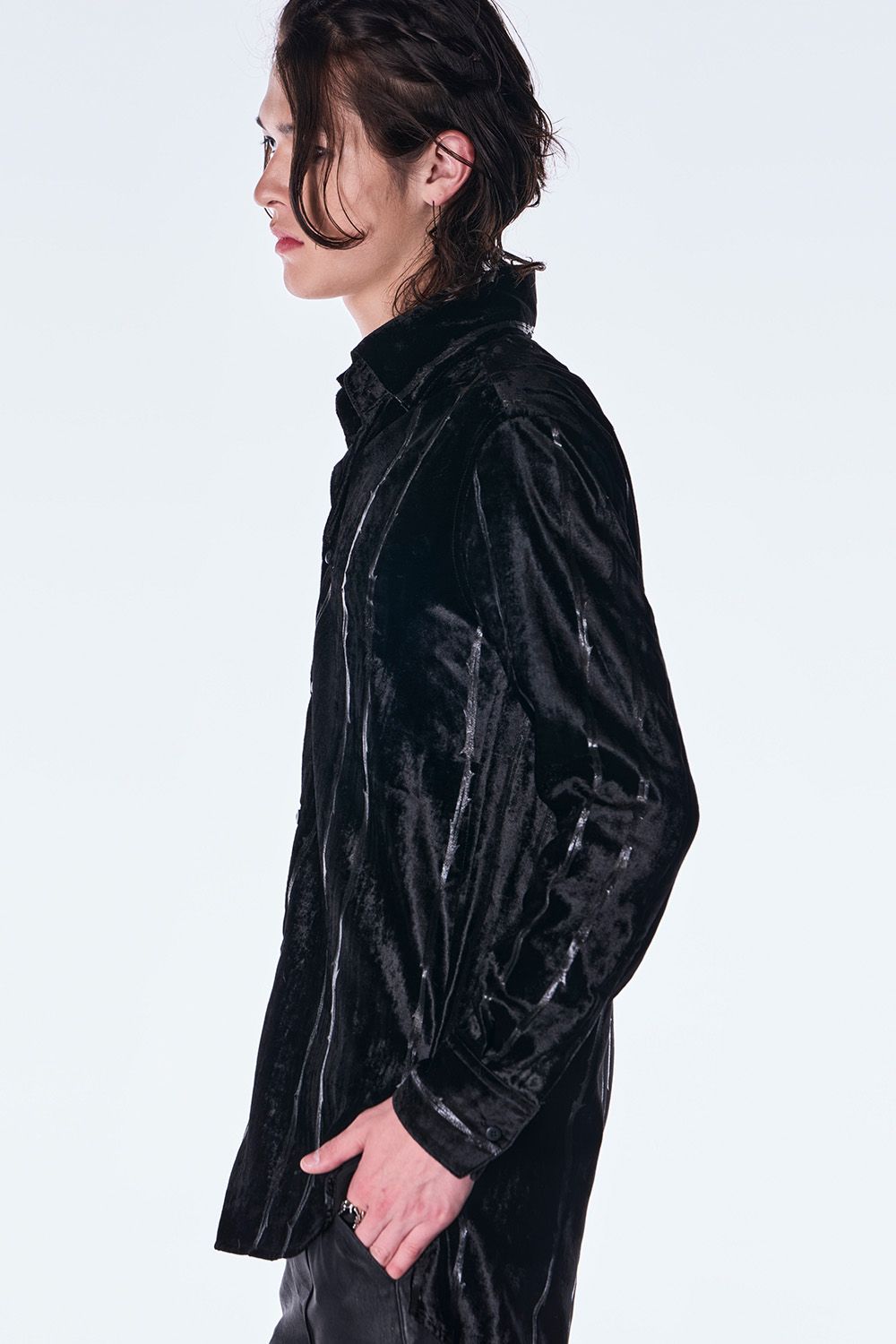 TOGE Velvet Shirt / トゲ ベルベット シャツ