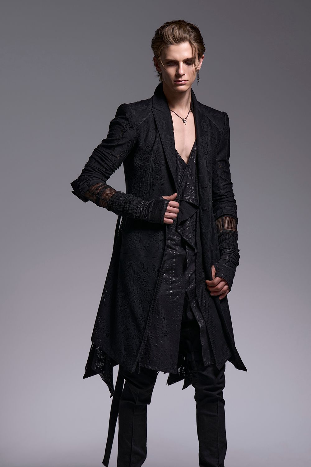 CROSS-Lace Flare Jacket / クロスレース フレアジャケット