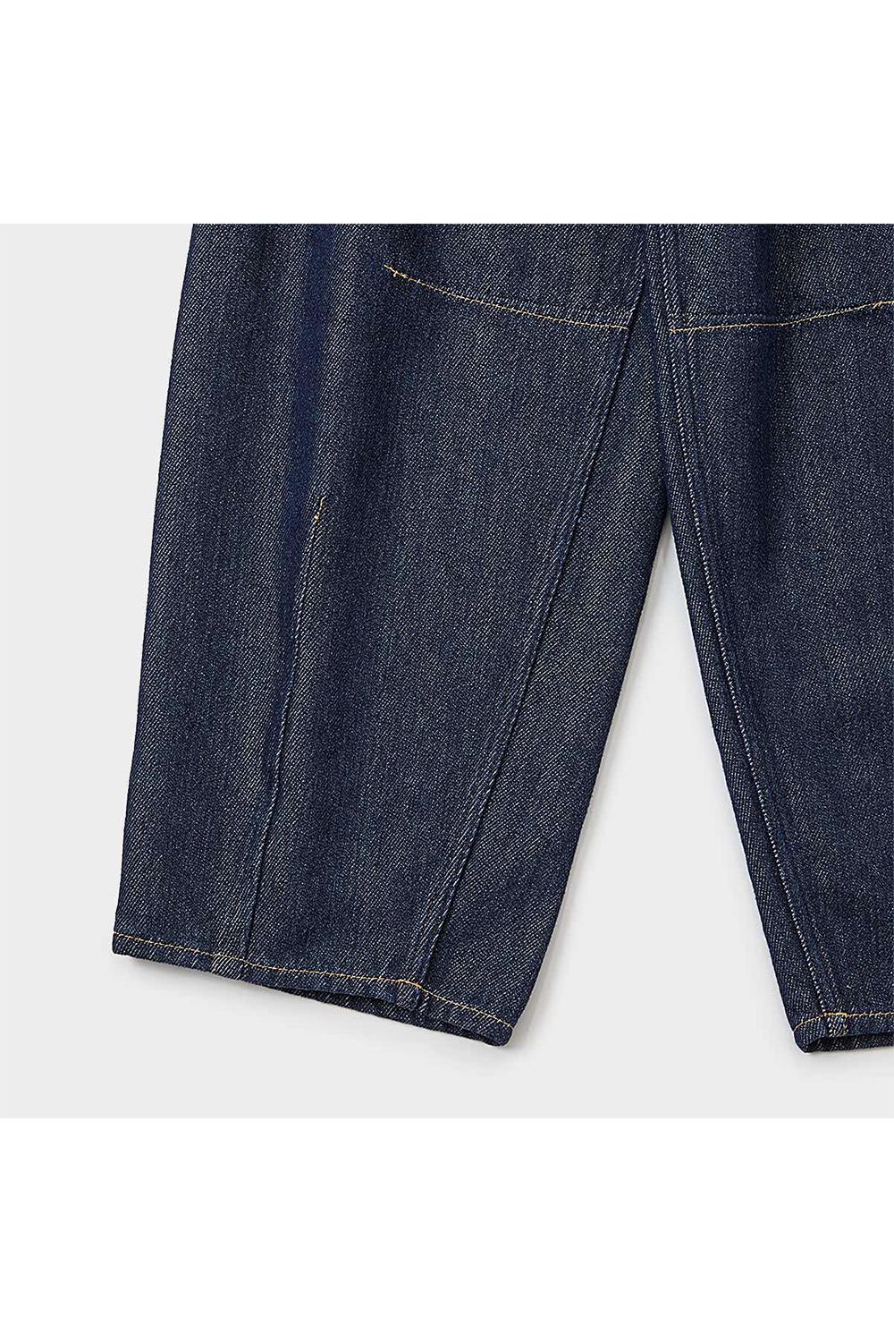 Loose twist yarn denim barrel PT / ルーズ ツイスト ヤーン デニム バレル パンツ