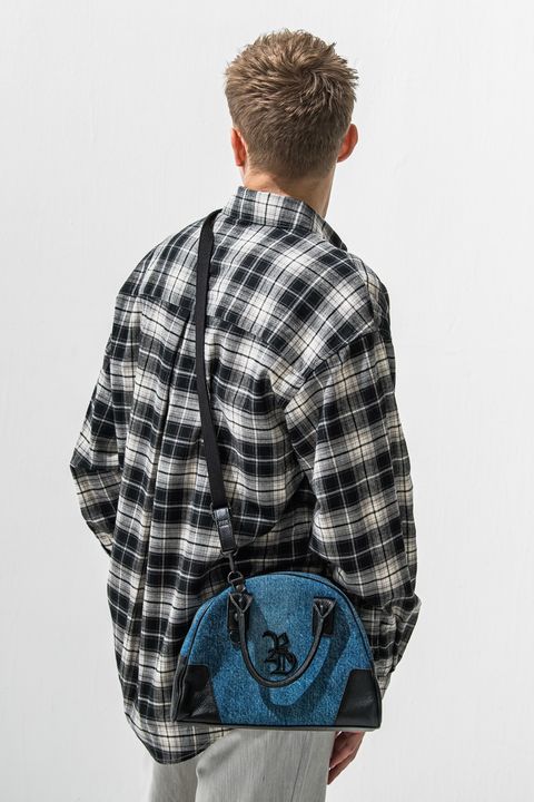 DENIM MINI BOSTON BAG / DECADEコラボ デニムミニボストンバッグ