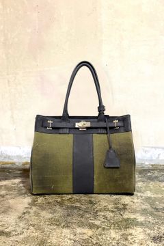 TOTE(M) BLACK × KAHKI - REMAKEVINTAGE