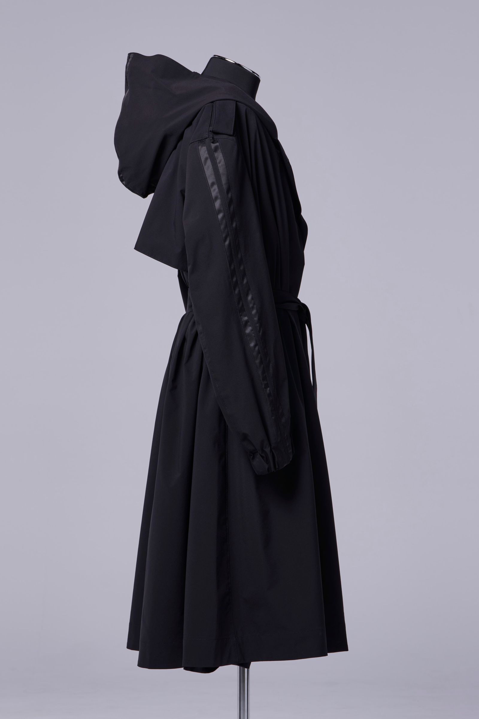 Sustainable Tuffeta Line Big Silhouette Hoodie / ライン ビッグシルエット フーディー