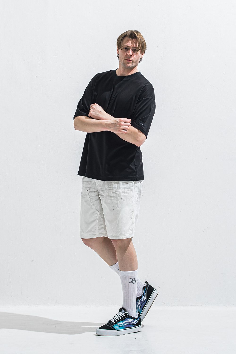 DOUBLE KNEE SHORTS / ダブルニー ショーツ