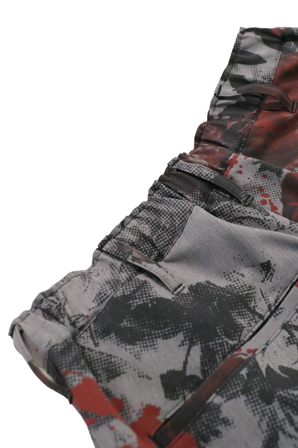 Gray Flora Gabardine Wide Slacks / グレー フローラ ギャバジン ワイドスラックス