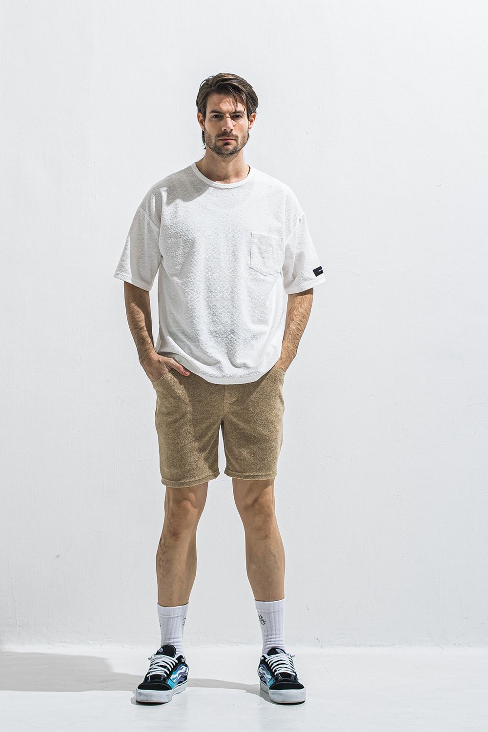 PILE OVER TEE / パイル オーバーサイズ ポケットTシャツ