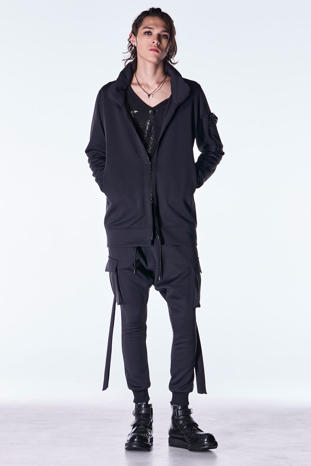 Double Knit Jersey Stand Collar Blouson / ダブル ニット ジャージ スタンドカラー ブルゾン