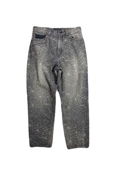SPIDER JAQ DENIM PT / スパイダー ジャガード デニム パンツ