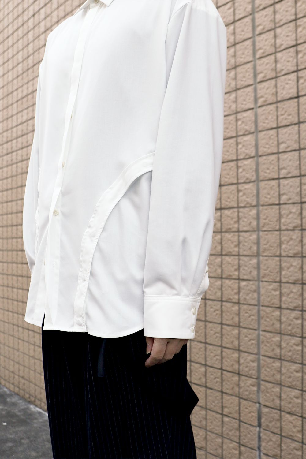 Multi-way snap button shirt / マルチウェイ スナップボタン シャツ