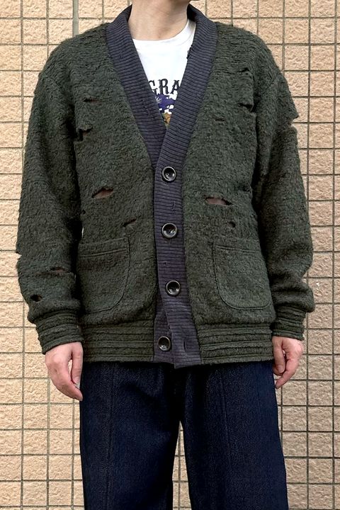 Loop tweed CD / ループ ツイード カーディガン