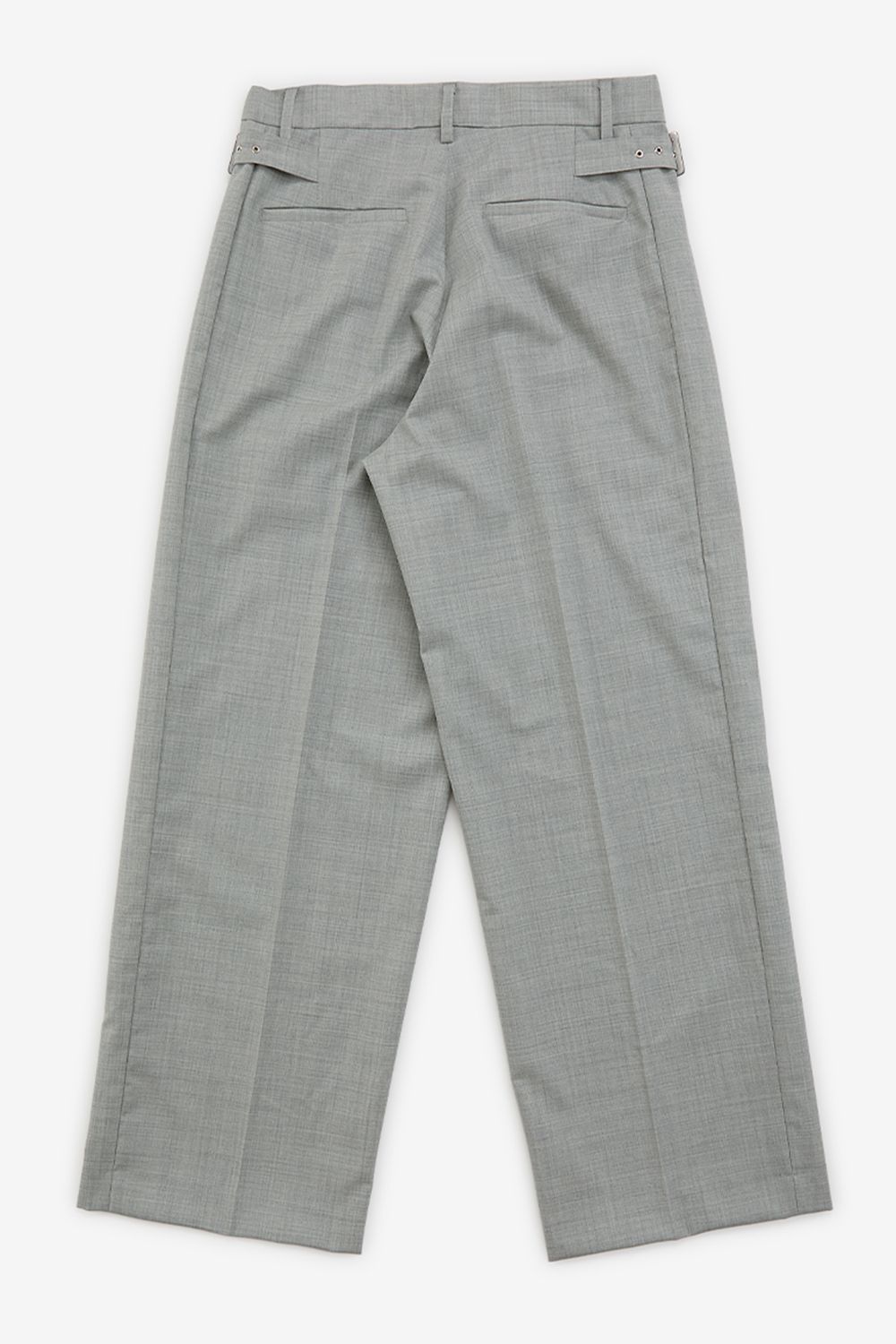 Tropical wool side buckle slacks / トロピカルウール サイドバックル スラックス