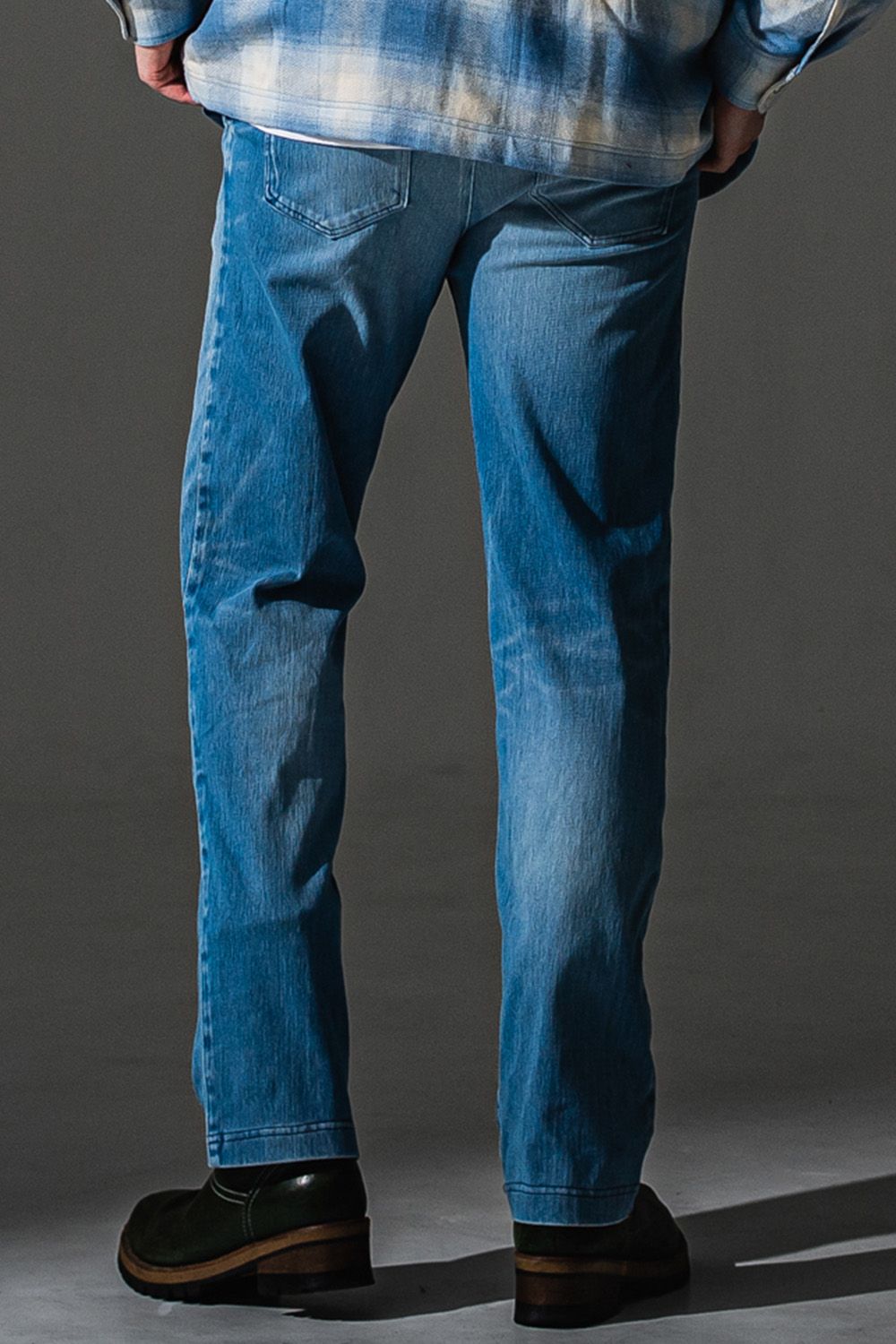 DENIM JERSEY WIDE PANTS / デニム ジャージ ワイドパンツ