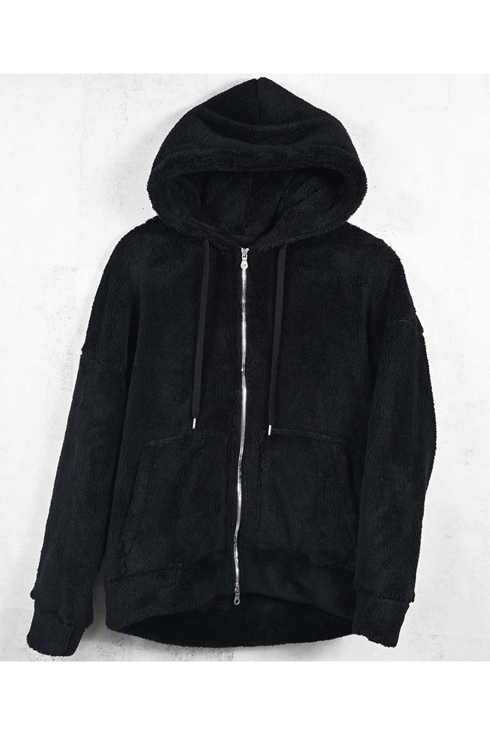 BOA ZIP LOOSE HOODIE / ボア ジップ ルーズ フーディ
