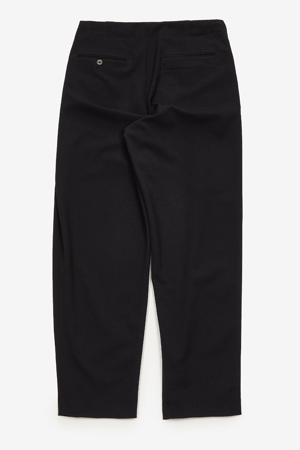 Fine count woolish twill 4 tuck trousers / ファイン カウント ウーリッシュ ツイル 4タック トラウザーズ