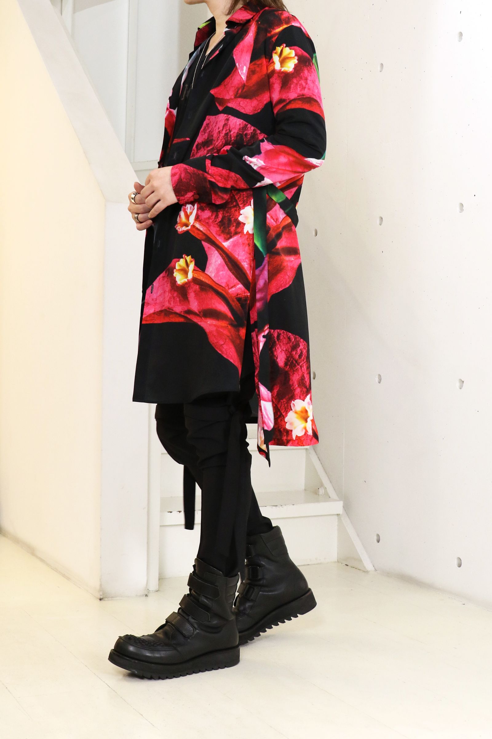 Eco Decine Bougainvillia Flare Shirt / ブーゲンビリア フレアシャツ
