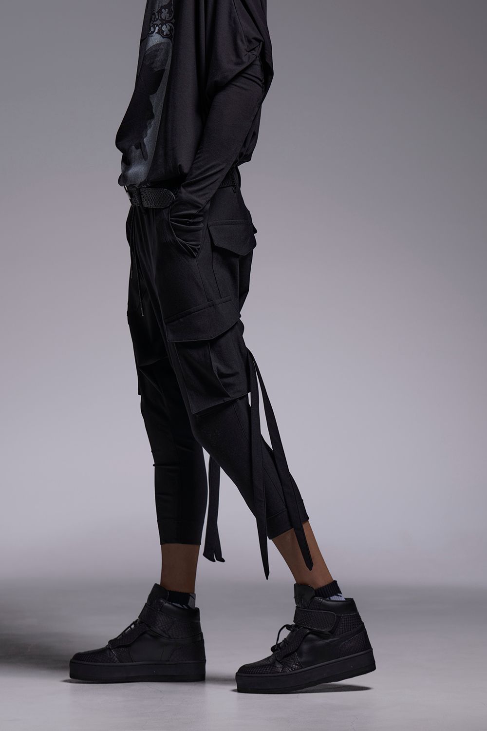 High Tension Jersey 3/4 Sarrouel Pants / ハイテンションジャージー 7部丈 サルエルパンツ