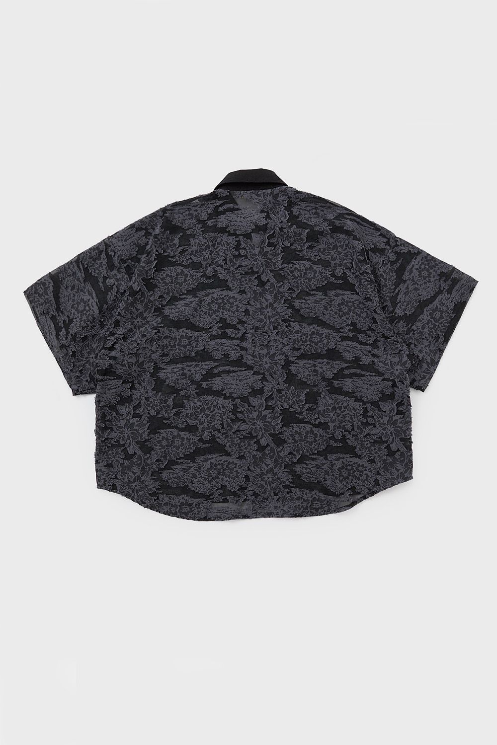 Cut jacquard P/O shirt / カットジャガード プルオーバー シャツ