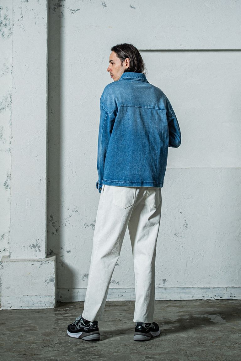 RESOUND CLOTHING - EX DENIM JERSEY WIDE PT / EXデニムジャージ 