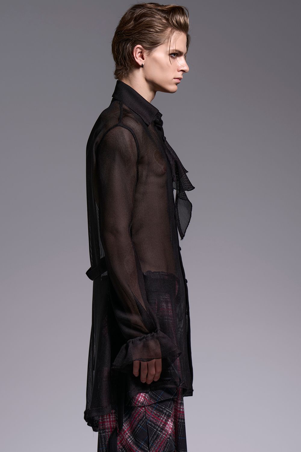 KARAMI Gather Sleeve Shirt / カラミ ギャザースリーブシャツ