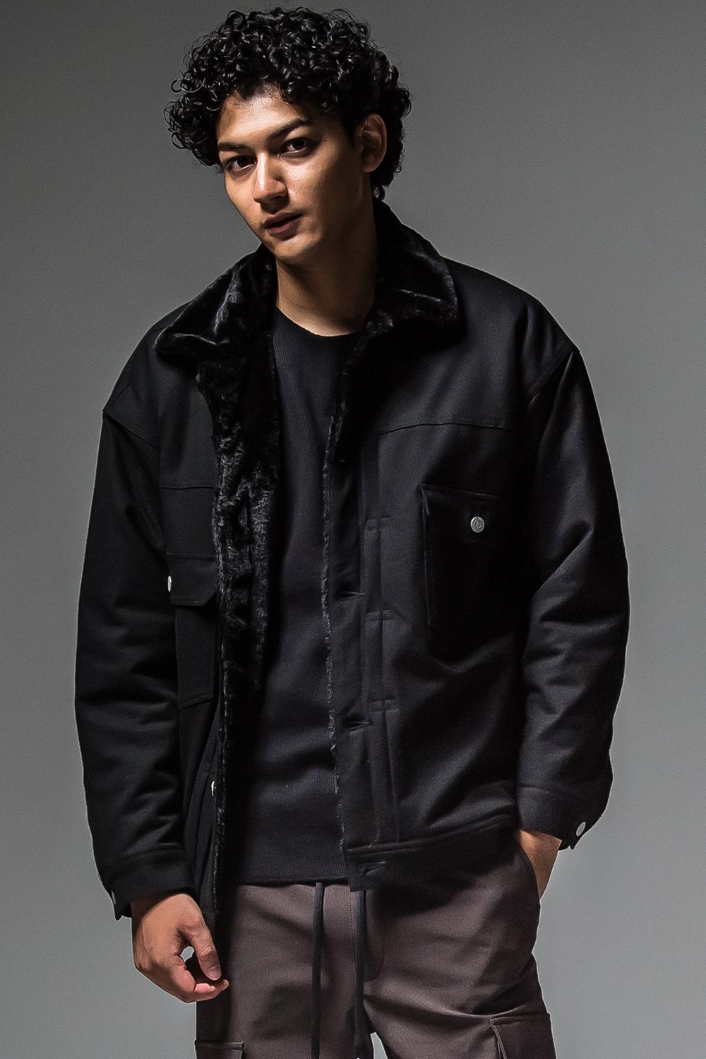 購入価格は60500円ですLEON掲載RESOUND CLOTHING FUR STRETCH Gジャン2 ...