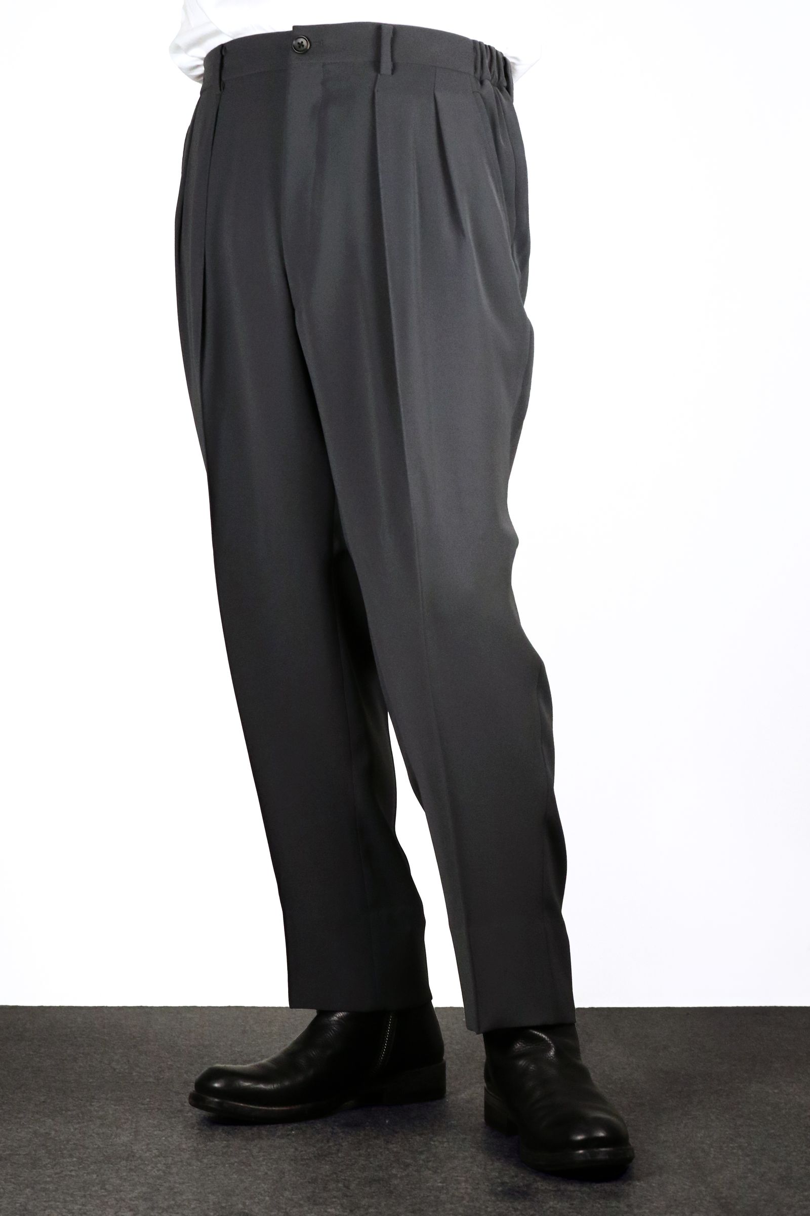 STRETCH SHIRRING TROUSERS/ BRONZE – RAINMAKER KYOTO