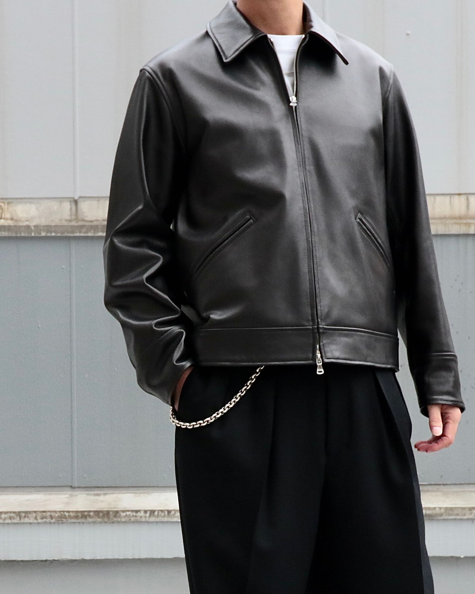 【marka】SHEEP LEATHER RIDERS JACKET