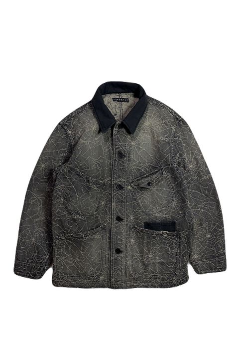 SPIDER JAQ DENIM JKT / スパイダー ジャガード デニム ジャケット