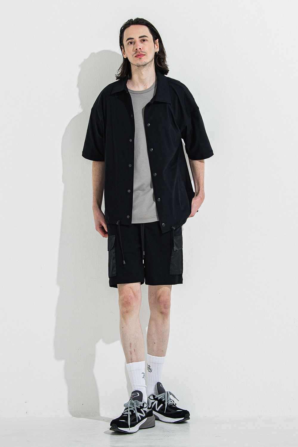 NYLON HALF COACH JACKET / ナイロン ハーフ コーチジャケット