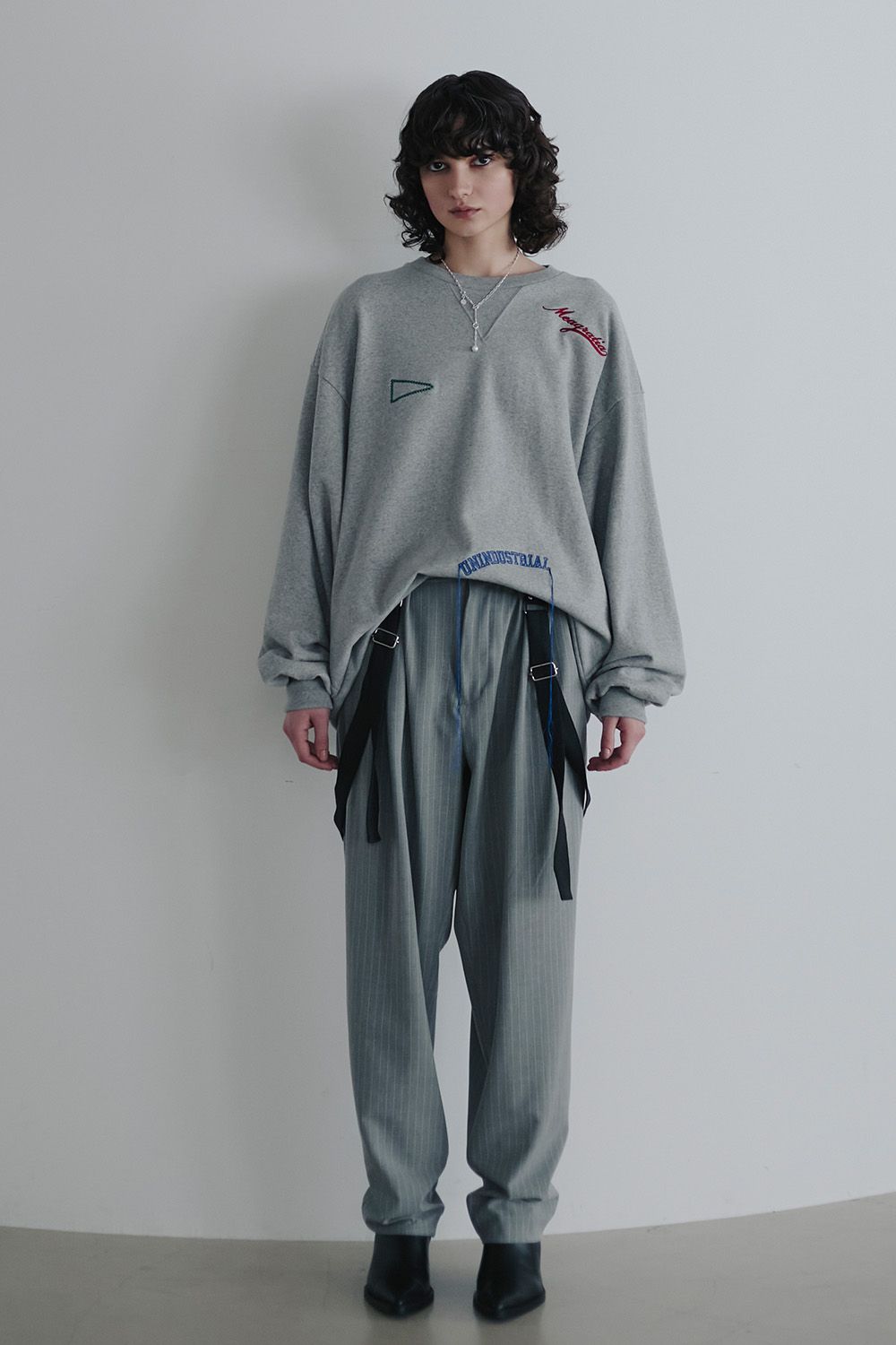 Suspenders 4tuck trousers / サスペンダー 4タック トラウザーズ